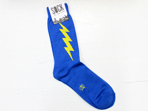 USA発 足元のハズシをお手伝い Sock It To Me Men's Crew Socks メール便対応 靴下 メンズクルーソックス マラソンsep12_東京 Hero” 新作製品、世界最高品質人気! “Super ショップ イエロー ブルー