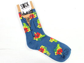 ★　Sock It To Me Men's Crew Socks “Casual Friday”ブルー [メンズクルーソックス 靴下]【メール便対応】 10P06may13