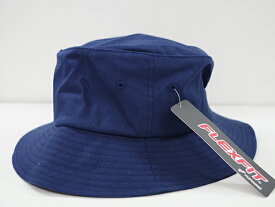 FLEX FIT by Yupoong INC.コットンバケットハット　ネイビー[ BUCKET HAT ]