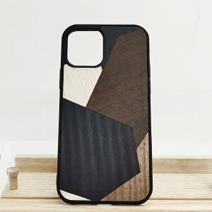 WOOD'DiPhonep Snap-on coversGEOMETRIC@"QUARTZ"iPhone12mini,12/12pro,13pro,14,14prop[Ebh VR ACtH[Jo[ C^A ؕ@􉽊w͗lfUC@iPhoneP[X 蕨ɂ ]