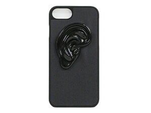 WOOD'DSnap-on iPhone6/7/8/SE(2) coversCor sine labe doli�gBLK EAR�h[�E�b�h �V�R�� �A�C�t�H�[���J�o�[ �C�^���A�� �R���V�l���x�h���@�Z���~�b�N�����`�[�t iPhone�P�[�X iPhone7/8/SE(2)�p�i6/6S�ɂ��Ή��j]