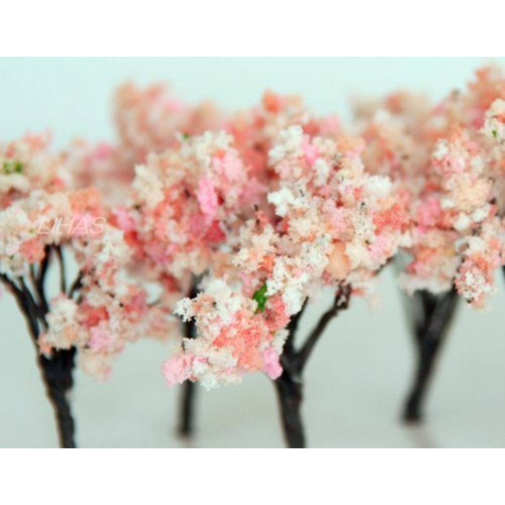 桜 さくら 模型 ジオラマ 樹木 木 鉄道 模型 10本セット 建築 春 季節 4cm 5cm 4センチ 5センチ 送料無料 | スタンダード