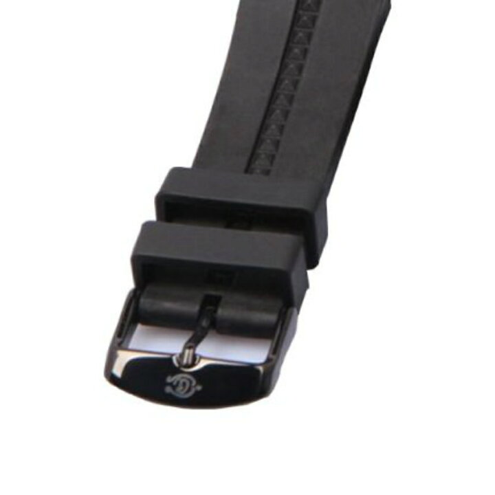 腕時計ベルトループ 2個 22mm ブラック 黒 シリコン ラバー 修理 交換