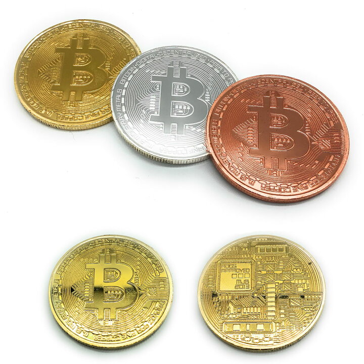 楽天市場】ゴルフ マーカー ビットコイン 金貨 メダル Bitcoin 