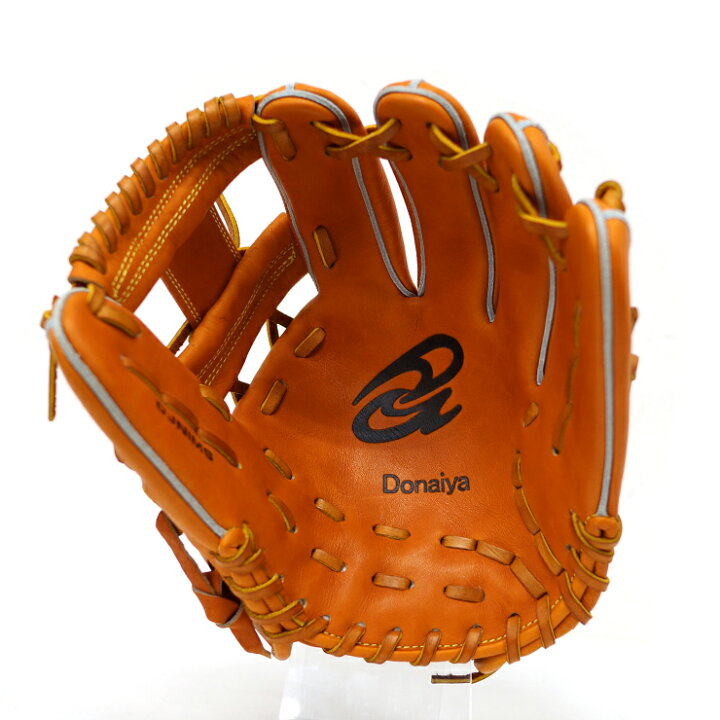 ドナイヤ DJNIMS 一般軟式用グラブ 小型内野手 良型 中古美品【山田哲人】