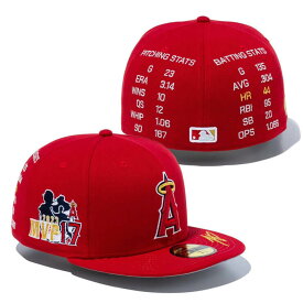 ニューエラ NEW ERA 大谷翔平 MVP＆ホームラン王獲得記念 キャップ ロサンゼルス・エンゼルス 59FIFTY 5950 大人 一般 14339795 平つば メンズ レディース ユニセックス メジャーリーグ 野球帽 帽子 スポーツキャップ ベースボールキャップ ぼうし 大谷 グッズ あす楽