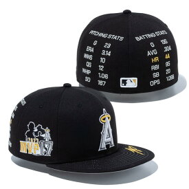 ニューエラ NEW ERA 大谷翔平 MVP＆ホームラン王獲得記念 キャップ ロサンゼルス・エンゼルス 59FIFTY 5950 大人 一般 14339796 平つば メンズ レディース ユニセックス メジャーリーグ 野球帽 帽子 スポーツキャップ ベースボールキャップ ぼうし 大谷 グッズ あす楽