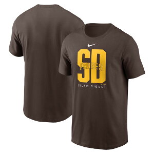 ナイキ サンディエゴ・パドレス 半袖 Tシャツ スコアボード San Diego Padres Nike Brown Scoreboard T-Shirt メンズ N199-20Q-PYP-G25 カジュアル 普段着 スポカジ スポーツウェア MLB メジャーリーグ 公式アイ