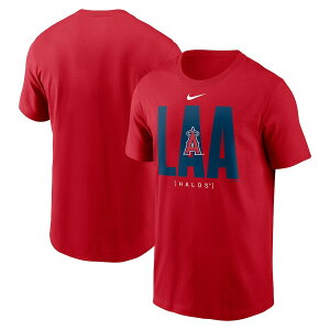 ナイキ ロサンゼルス・エンゼルス 半袖 Tシャツ スコアボード Los Angeles Angels Nike Red Scoreboard T-Shirt メンズ N199-62Q-ANG-G25 カジュアル 普段着 スポカジ スポーツウェア MLB メジャーリーグ 公式ア