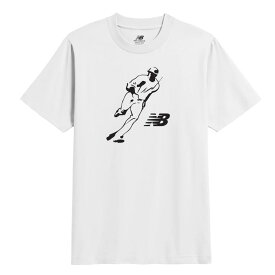 ニューバランス ジュニア用 大谷翔平 シグネチャーコレクション グラフィック 半袖 Tシャツ 子供服 Shohei Ohtani Signature Collection ショートスリーブTシャツ YT41738-WT こども 子ども キッズ jr 男の子 女の子 スポーツウェア 半袖シャツ 大谷 グッズ new balance