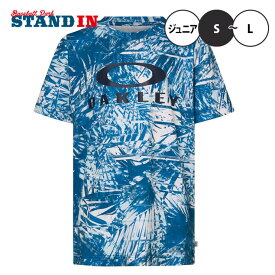 【2024モデル】オークリー ジュニア用 半袖 Tシャツ 夏用 En Qdevo SS Tee Graphic Ytr 7.0 FOA406397 子供服 キッズ Jr こども 子ども スポーツウェア トレーニングウェア 半袖シャツ ランニング 吸汗速乾 oakley