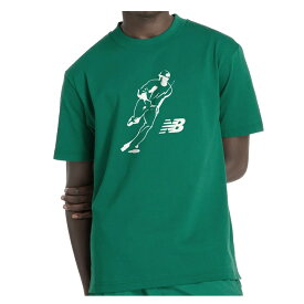 ニューバランス 大谷翔平 シグネチャーコレクション 半袖 Tシャツ ヘビーウェイトコットン ショートスリーブTシャツ Shohei Ohtani Signature Collection MT43738-MHN 半袖シャツ カジュアル 普段着 スポカジ スポーツウェア トレーニングウェア 大谷 グッズ new balance