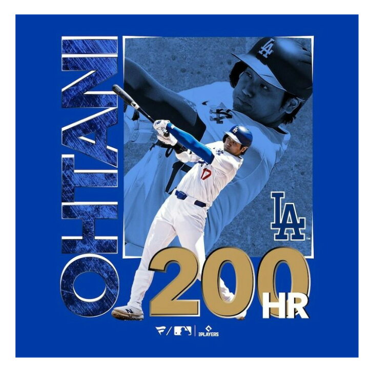 楽天市場】ファナティクス 大谷翔平 MLB 通算200号 本塁打 ホームラン 