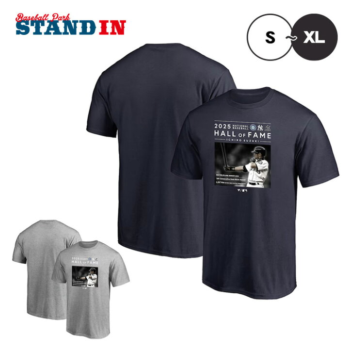 楽天市場】【予約販売】イチロー MLB 殿堂入り記念 Tシャツ 半袖 HOF 