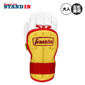 【2025モデル】フランクリン 野球 手甲ガード リストガード ハンドガード 限定カラー PRT PROTECTIVE HAND GUARD LG 左右兼用 23566 手の甲ガード 手首 打者用防具 硬式野球 軟式野球 防具 手 Franklin