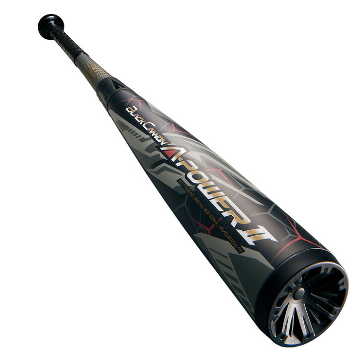 楽天市場】ゼット 少年軟式 バット ブラックキャノン A-POWER2 トップ 
