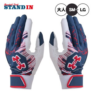 【刺繍1円】2025モデル アンダーアーマー バッティンググローブ UAクリーンアップ 両手用 一般 カラー 6001310 バッティング手袋 バッティンググラブ 打者用手袋 大人 一般 under armour