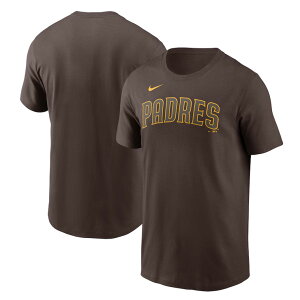 iCL TfBGSEphX  TVc [h}[N Rbg San Diego Padres Nike Brown Fuse Wordmark T-Shirt Y N199-20Q-PYP-0U5 JWA i X|JW X|[cEFA MLB W[[