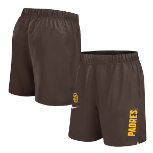 ナイキ サンディエゴ・パドレス ショートパンツ ハーフパンツ ビクトリー San Diego Padres Brown Woven Victory Performance Shorts メンズ 01NA-20Q-PYP-F0V ショーツ 半ズボン スポーツウェア トレーニング メ