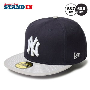ニューエラ NEW ERA ニューヨーク・ヤンキース キャップ NY 59FIFTY Duck Canvas メンズ レディース ユニセックス 14388860 MLB メジャーリーグ 野球帽 帽子 スポーツキャップ ベースボールキャップ ぼう