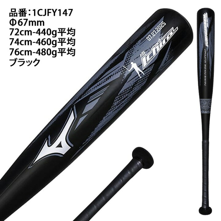 楽天市場】【イチロー氏殿堂入り記念】ミズノ 少年軟式用 バット 