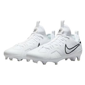 ナイキ ラクロス スパイク シューズ ハラチ9 バーシティ ラックス クリーツ Huarache 9 Varsity LAX 27.0〜28.0 ホワイト×ブラック FD0090-101 ラクロスシューズ 大人 一般 nike