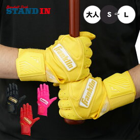 【2026モデル】フランクリン バッティンググローブ サポーター一体型 POWERSTRAP INFINITE 両手用 20443 20445 20771 20772 20781 パワーストラップ インフィニット バッティング手袋 打者用手袋 大人 一般 MLB メジャーリーグ バッティンググラブ Franklin