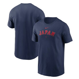 ナイキ 2026 WBC 日本代表 ワードマーク コットン Tシャツ 半袖 ネイビー 大人 メンズ ユニセックス N199-44B-WBJ-NDZ 侍ジャパン 2026 World Baseball Classic グッズ ウエア ウェア 記念グッズ 記念アイテム nike