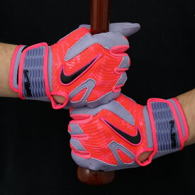 【2026モデル】ナイキ バッティンググローブ アルファ エリート 2.0 両手用 天然皮革 一般向け ハイパーピンク×アイアンパープル 大人 BA1203-656 バッティング手袋 バッティンググラブ 打者用手袋 草野球 練習 試合 ソフトボール NIKE