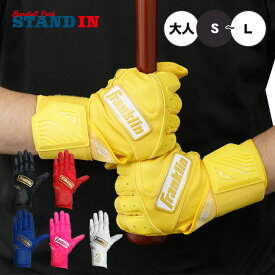 【2026モデル】フランクリン バッティンググローブ サポーター一体型 POWERSTRAP INFINITE 両手用 20440 20443 20445 20771 20772 20781 パワーストラップ インフィニット バッティング手袋 打者用手袋 大人 一般 MLB メジャーリーグ バッティンググラブ Franklin