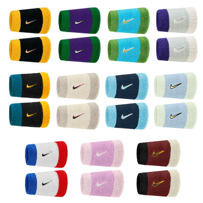 ナイキ（NIKE）スウッシュ クラシック ダブルワイド リストバンド BN4000 [2個入り]