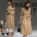 【2,500円OFFクーポン配布中】 当店オリジナル トレンチコート レディース 裏地付き アウター ロング ロングコート 羽織り オールシーズン 通勤 七五三 お宮参り きれいめ 大きいサイズ 20代 30代 40代 50代 60代 秋 冬 体形カバー [NO.12-72-16]