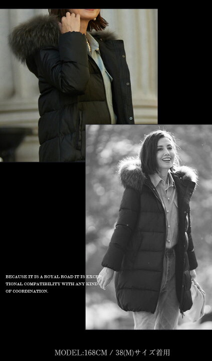 楽天市場 特別クーポン配布中 楽天ランキング1位 雑誌gingermirror掲載 ダウンコート レディース ロング アウター ロングコート ファーコート コート レディース ロング丈 大きいサイズ ダウン90 9 506 03 Stanza Dolce