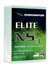 23-24 DOMINATOR ドミネーター ELITE NS3 エリート エヌエス3 100g 暖かめの新雪用 -5度以上ワックス ノンフッ素ワックス ハイドロペル スキー スノーボード メンテナンス#