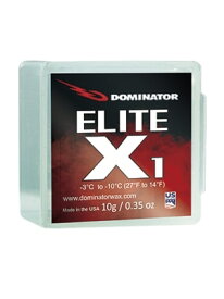 23-24 DOMINATOR ドミネーター ELITE X1 エリート エックス1 10g 湿雪用生塗り滑走ワックス あらゆる雪質に対応ノンフッ素ワックス ハイドロペル スキー スノーボード メンテナンス#