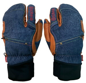 ���萶�Y�i 25-26 ������� MATSUOKA GLOVE Extream Ride ESK-2330D Indigo Rainbow / Umber ����₷����ǋ������X�|�[�c��� 3�t�B���K�[ �X�L�[ �X�m�[�{�[�h �O���[�u
