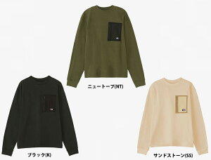݌ɏ!! 23-24H~ THE NORTH FACE UEm[XtFCX L/S Field Pocket Tee OX[utB[h|PbgeB[ifB[Xj NTW62330 T Vc  AEghA f*