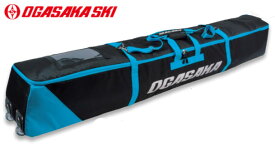 23-24 OGASAKA オガサカ 2台入スキーケース TWO DXW/BL ツーデラックスダブル ホイール付 BAG バッグ