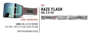 25-26 SHRED Vbh S[O GRATIFY OeBt@C HAZE FLASH Y:CBL 2.0 ICE XL[ Xm[{[h
