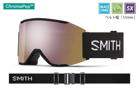 特典付 23-24 SMITH スミス Squad MAG スカッド マグ ゴーグル アーリーモデル アジアンフィット ベルト幅:51mm マグネットレンズ交換システム スキー スノーボード#