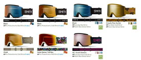 24-25 アジアンフィットSMITH スミス ゴーグル Squad XL スカッド XL Pro調光レンズモデル有り スキー スノーボード 特に上下の視界が広いラージサイズの平面レンズモデル*