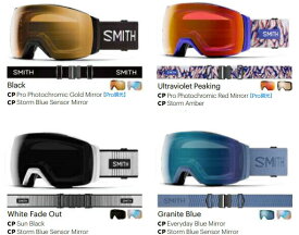 25-26 SMITH スミス スキー スノーボード ゴーグル I/O MAG XL アイオーマグ XL 眼鏡対応 [Pro調光搭載モデル有り ゴーグル アジアンフィット ラージサイズ ベルト幅:51mm レンズがマグネット式で簡単交換]