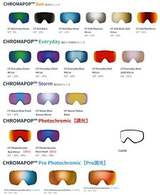 25-26 SMITH スミス ゴーグルスペアレンズ Moment モーメント クロマポップ 替えレンズ Pro調光レンズ選択有り [SPARE LENS スキー スノーボード]$