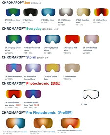 25-26 SMITH スミス ゴーグルスペアレンズ Squad 2 スカッド 2 クロマポップ 替えレンズ Pro調光レンズ選択有り [SPARE LENS スキー スノーボード]$