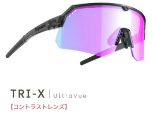 tripoint �g���C�|�C���g Treriksroset TRI-X TRIS001-003�t���[��:Shiny Transparent Black �����Y:Violet Blue Multi �R���g���X�g�����Y �X�|�[�c�T���O���X �X�L�[ �X�m�[�{�[�h ���]�� �X�|�[�c*