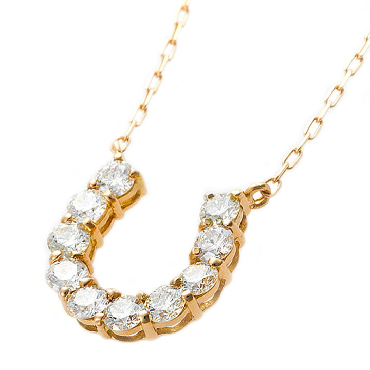 楽天市場】ダイヤモンド ネックレス 0.5ct K18 イエローゴールド 