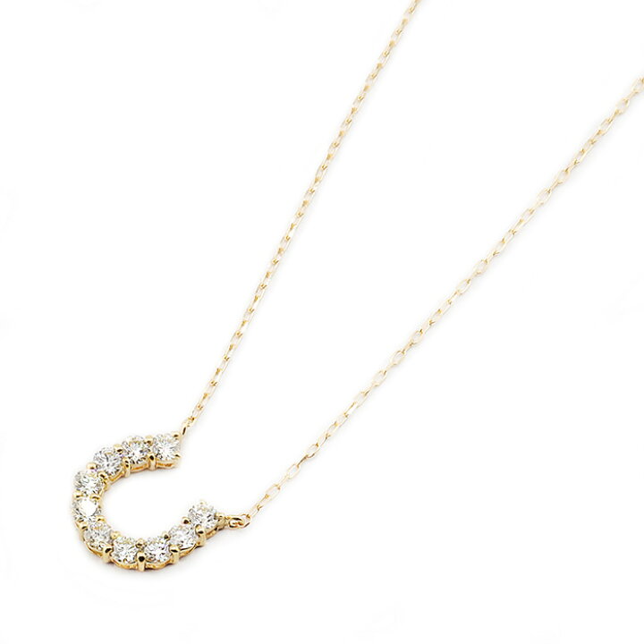 楽天市場】ダイヤモンド ネックレス 0.5ct K18 イエローゴールド 