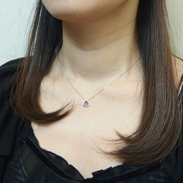 楽天市場】ダイヤモンド ネックレス 0.2ct K18 ホワイトゴールド 0.2 