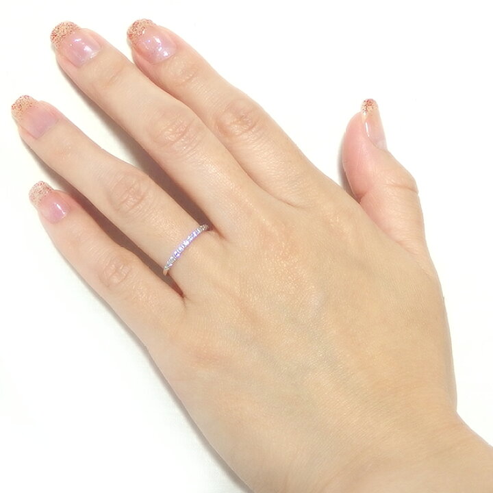 楽天市場】ダイヤモンド リング ハーフエタニティ 0.2ct プラチナ 