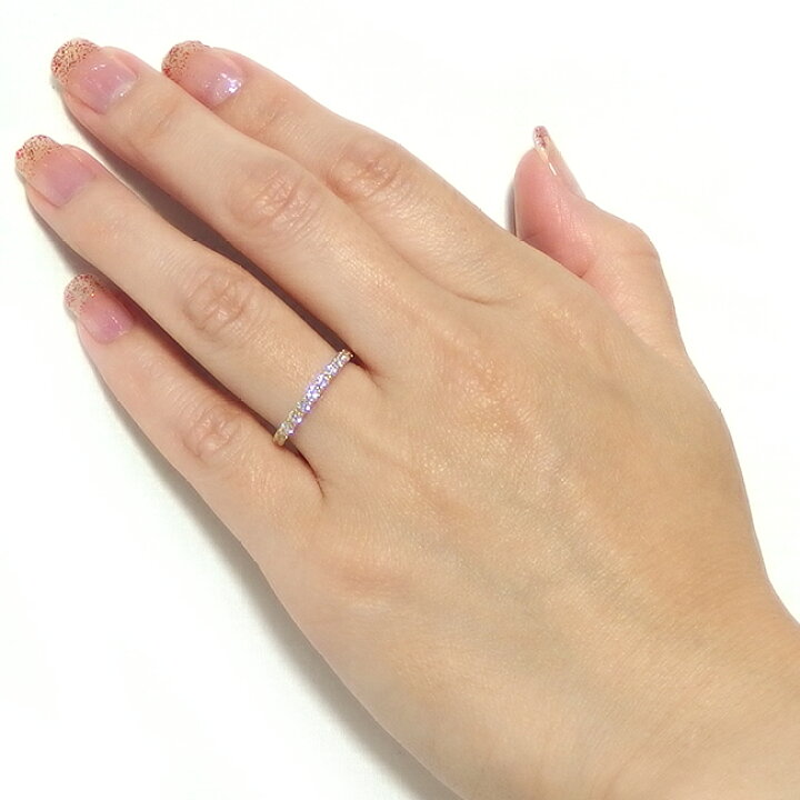 楽天市場】ダイヤ エタニティ リング ハーフエタニティ 0.5ct K18 